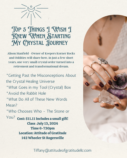 Top 5 Things I Wish I Knew When Starting My Crystal Journey